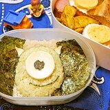 デコふりde簡単に☆モンスターズインクのマイク弁当